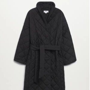 Mango Oversize Quilted Coat